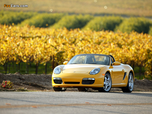 Porsche Boxster S US-spec (987) 2005–08 images (640 x 480)