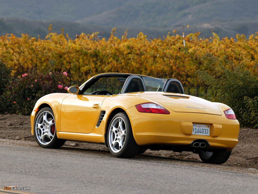 Porsche Boxster S US-spec (987) 2005–08 images (1024 x 768)