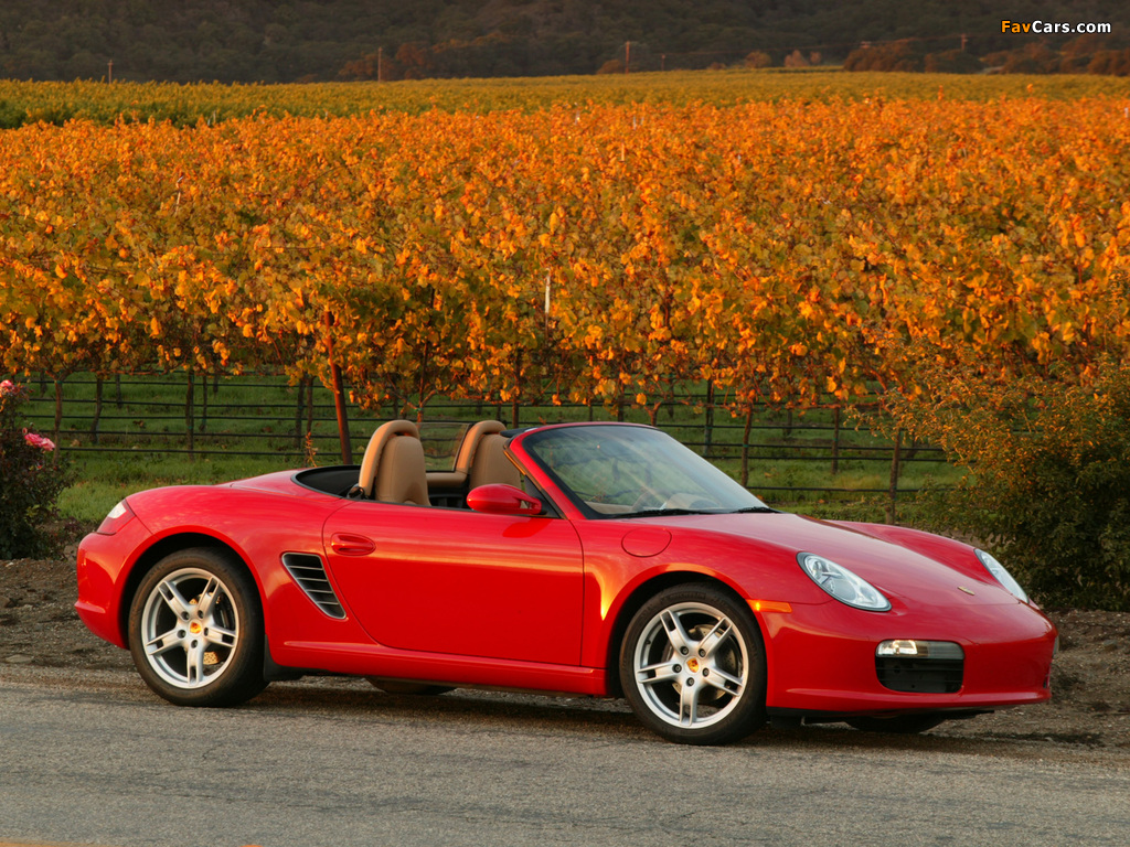 Porsche Boxster US-spec (987) 2005–08 images (1024 x 768)