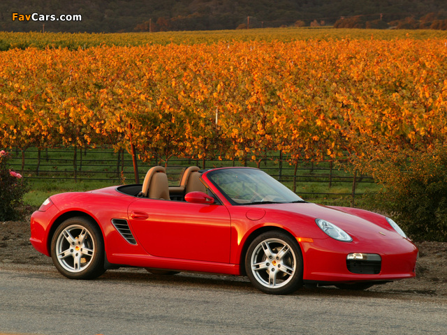 Porsche Boxster US-spec (987) 2005–08 images (640 x 480)