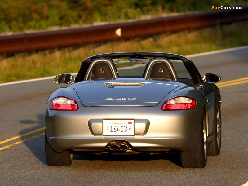 Porsche Boxster S US-spec (987) 2005–08 pictures (800 x 600)