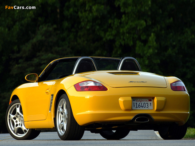 Porsche Boxster US-spec (987) 2005–08 wallpapers (640 x 480)