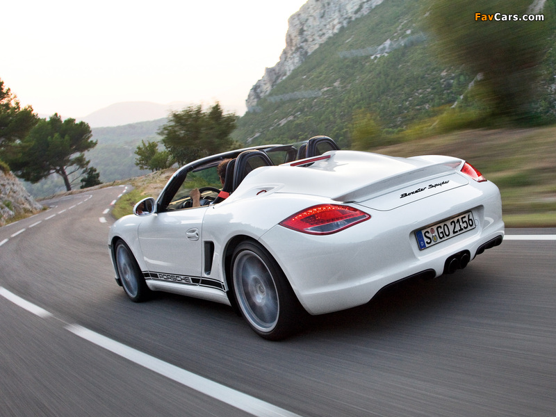 Porsche Boxster Spyder (987) 2010 images (800 x 600)