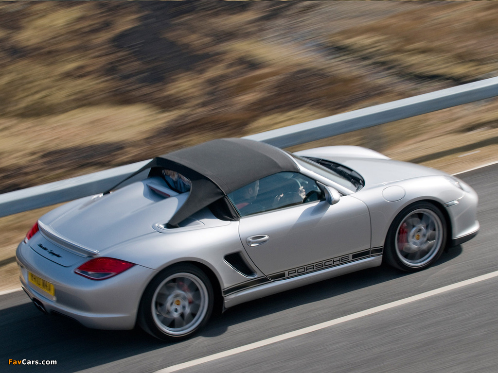 Porsche Boxster Spyder UK-spec (987) 2010 photos (1024 x 768)