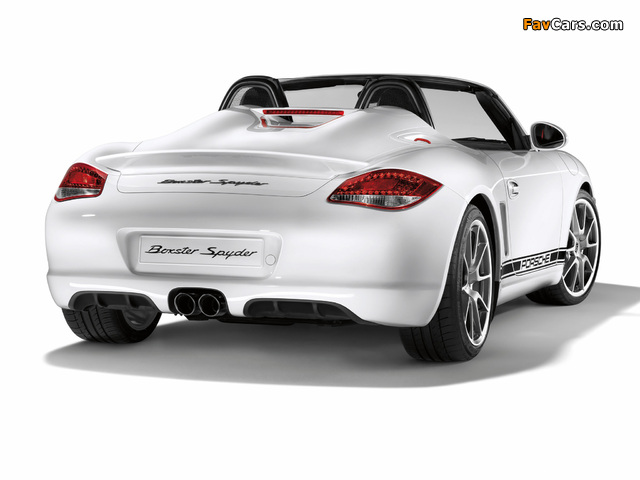 Porsche Boxster Spyder (987) 2010 pictures (640 x 480)