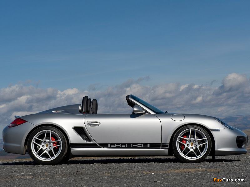 Porsche Boxster Spyder UK-spec (987) 2010 wallpapers (800 x 600)