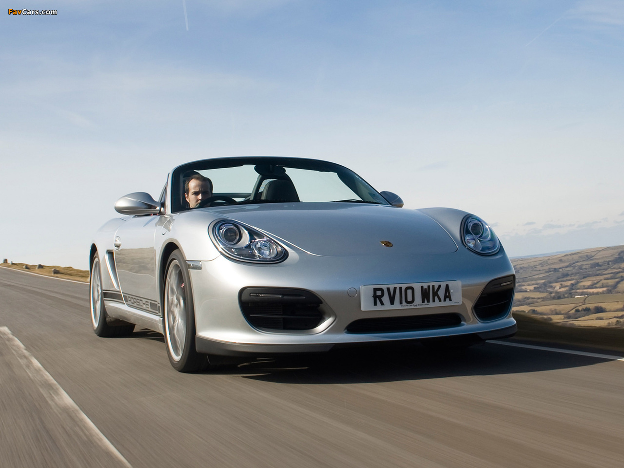 Porsche Boxster Spyder UK-spec (987) 2010 wallpapers (1280 x 960)