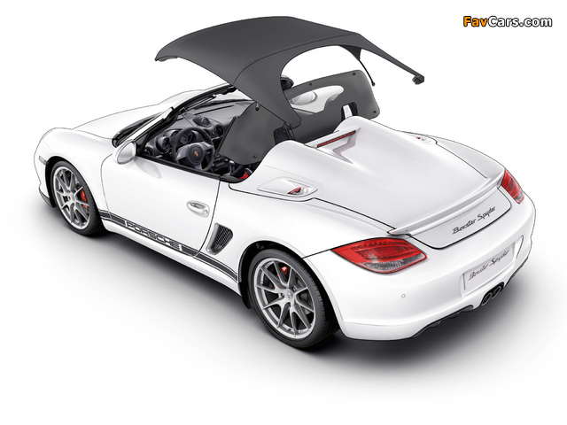 Porsche Boxster Spyder (987) 2010 wallpapers (640 x 480)