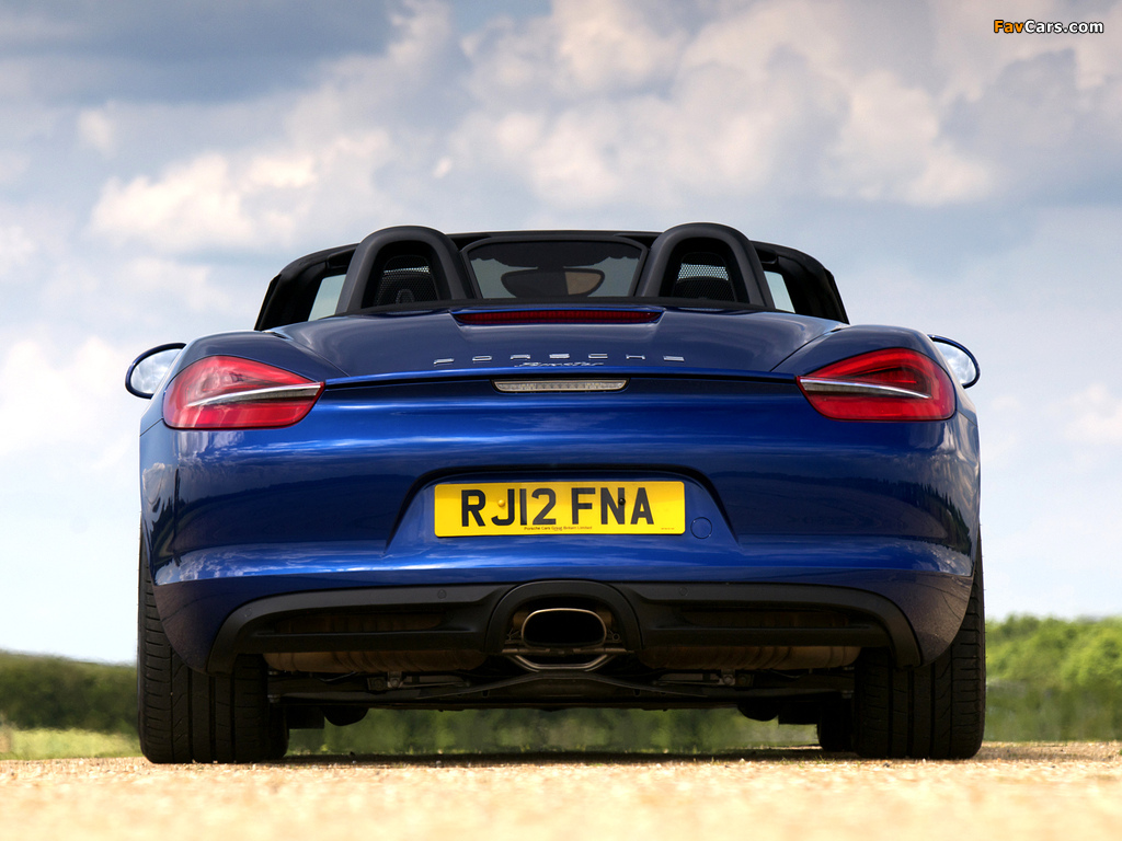 Porsche Boxster UK-spec (981) 2012 images (1024 x 768)