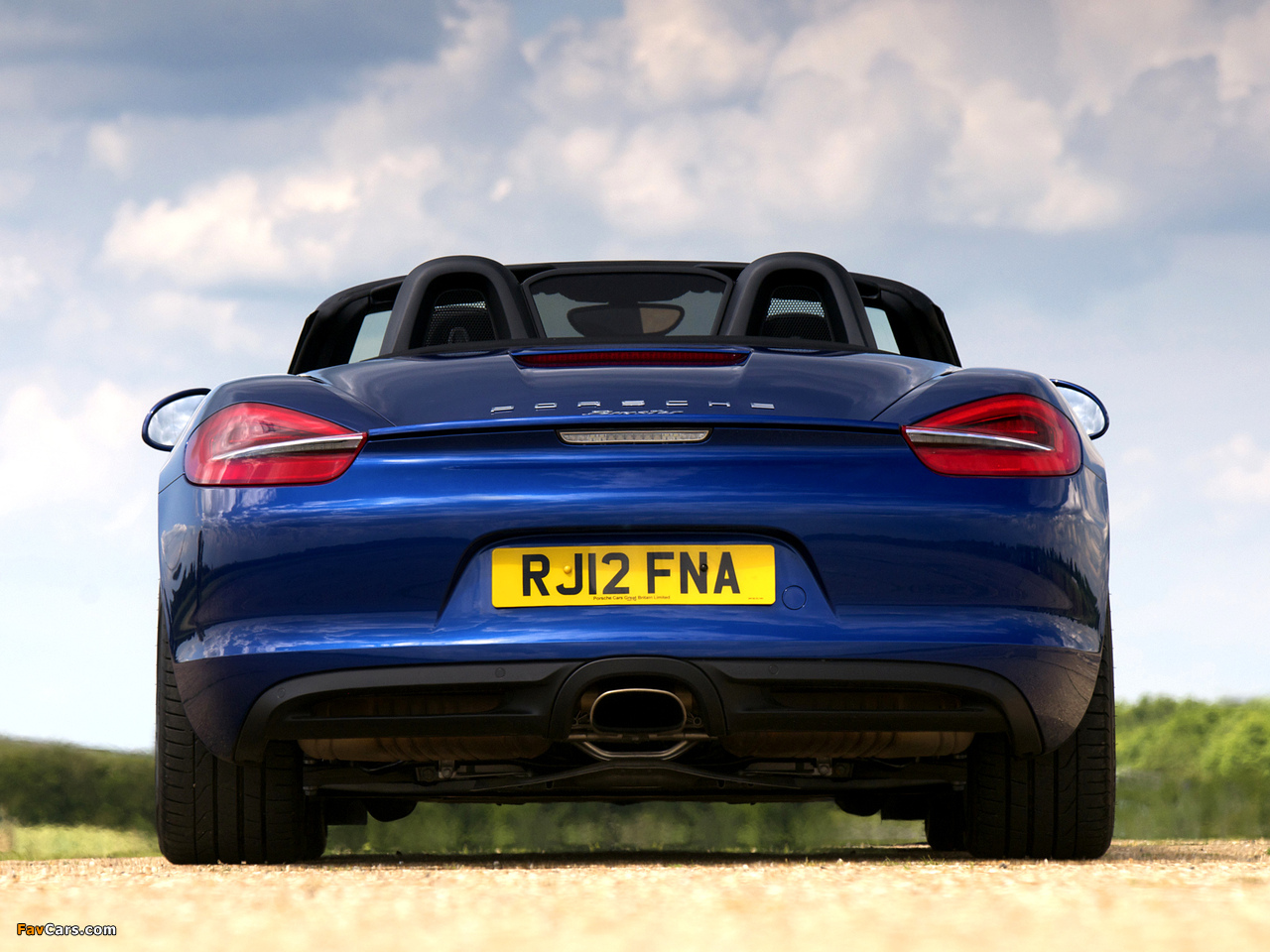 Porsche Boxster UK-spec (981) 2012 images (1280 x 960)