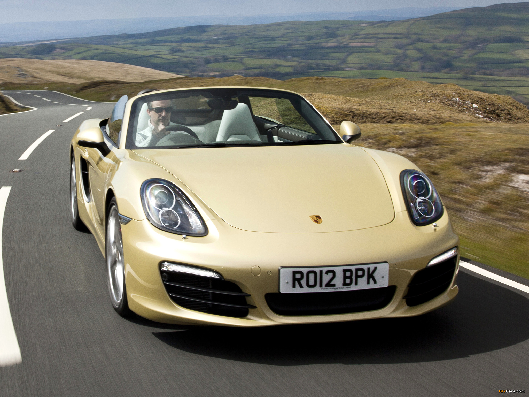 Porsche Boxster S UK-spec (981) 2012 photos (2048 x 1536)