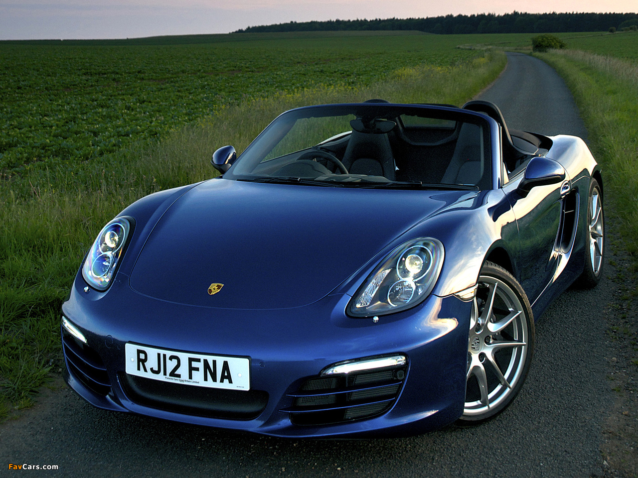 Porsche Boxster UK-spec (981) 2012 wallpapers (1280 x 960)