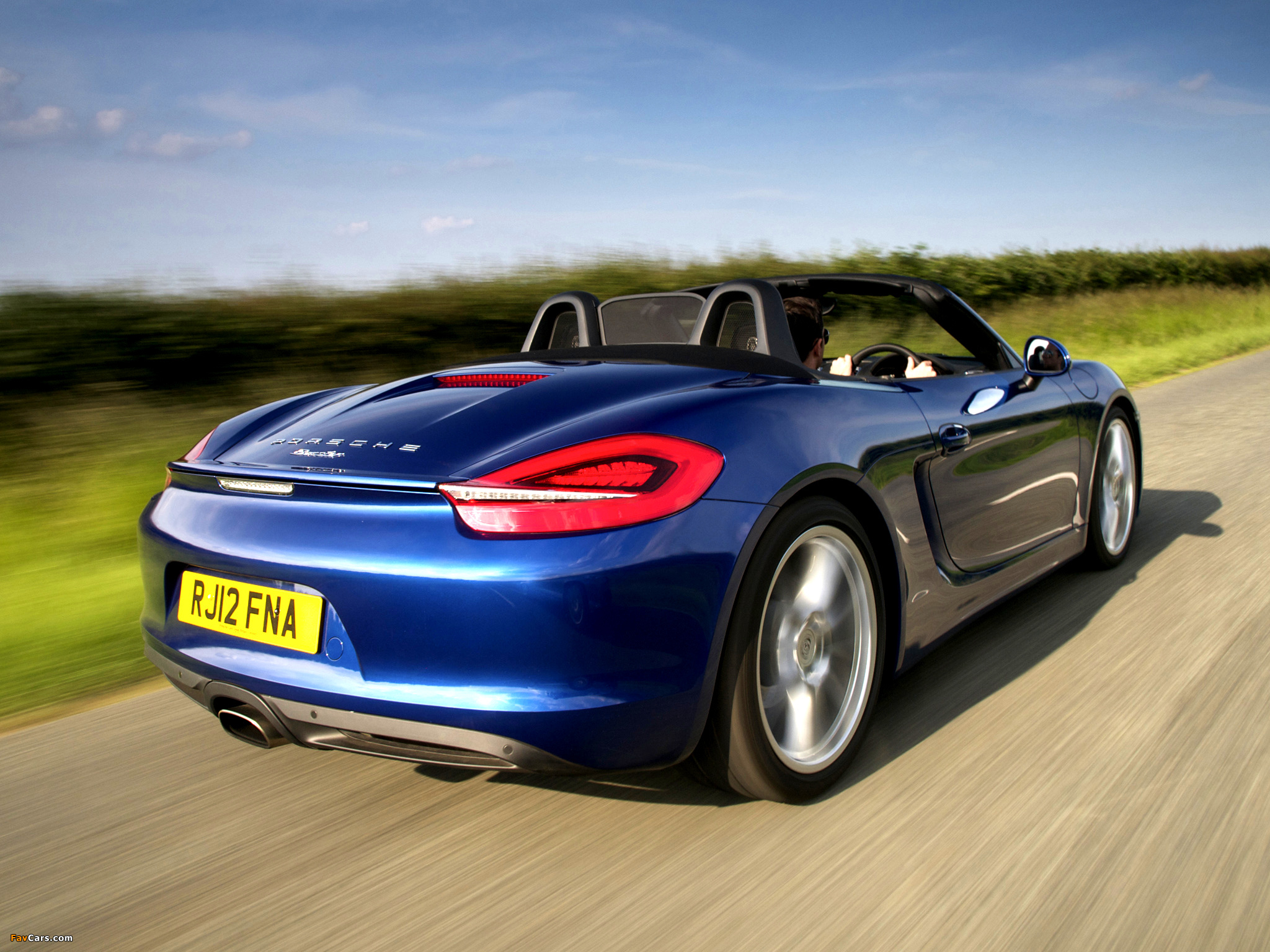 Porsche Boxster UK-spec (981) 2012 wallpapers (2048 x 1536)