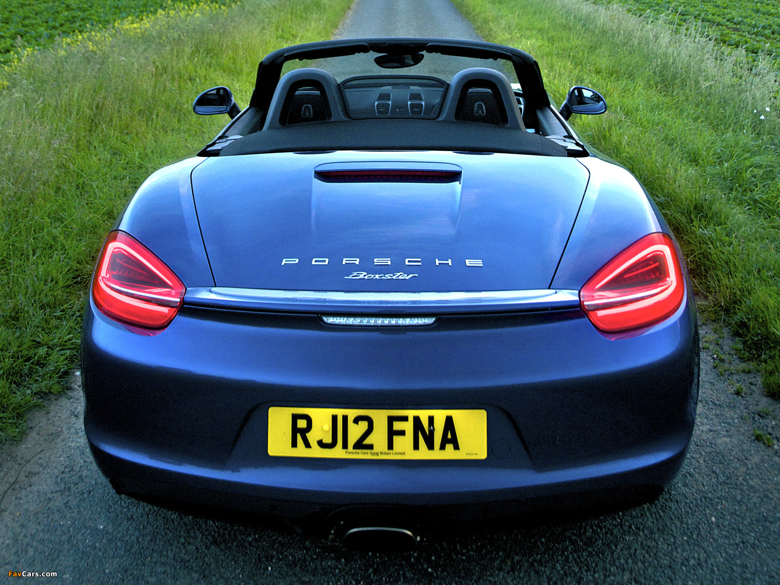 Porsche Boxster UK-spec (981) 2012 wallpapers (1600 x 1200)