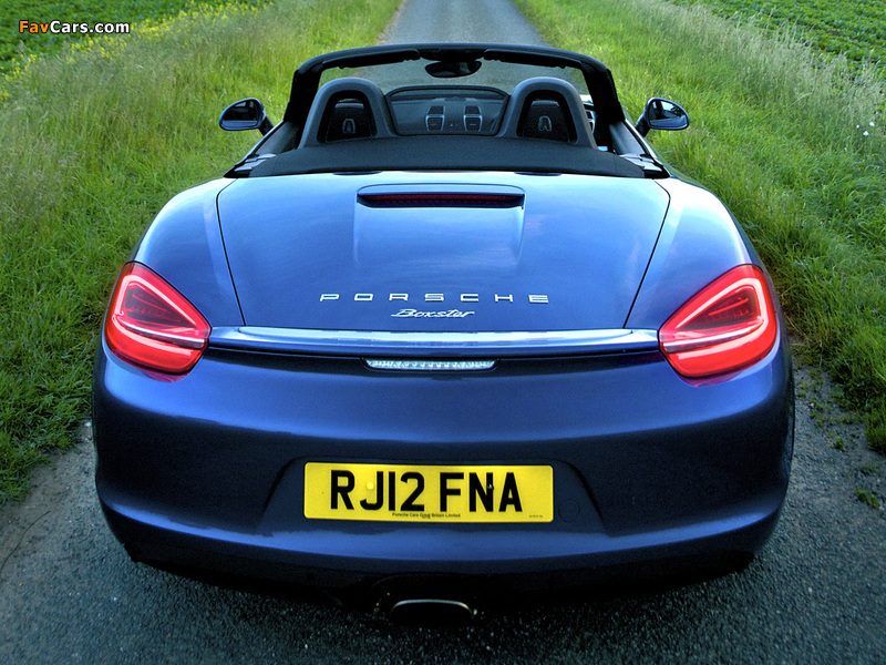 Porsche Boxster UK-spec (981) 2012 wallpapers (800 x 600)