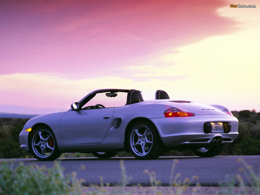 Porsche Boxster S US-spec (986) 2003–04 wallpapers (1024 x 768)