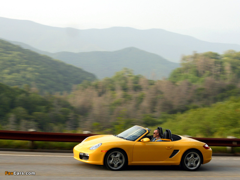 Porsche Boxster US-spec (987) 2005–08 wallpapers (800 x 600)