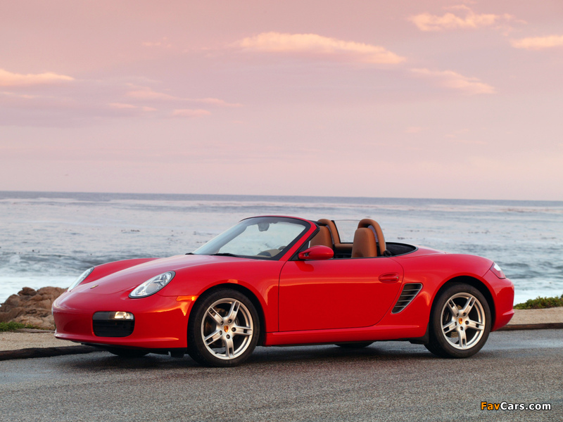 Porsche Boxster US-spec (987) 2005–08 wallpapers (800 x 600)