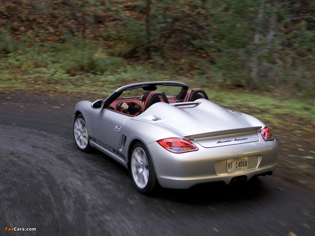 Porsche Boxster Spyder (987) 2010 wallpapers (1024 x 768)