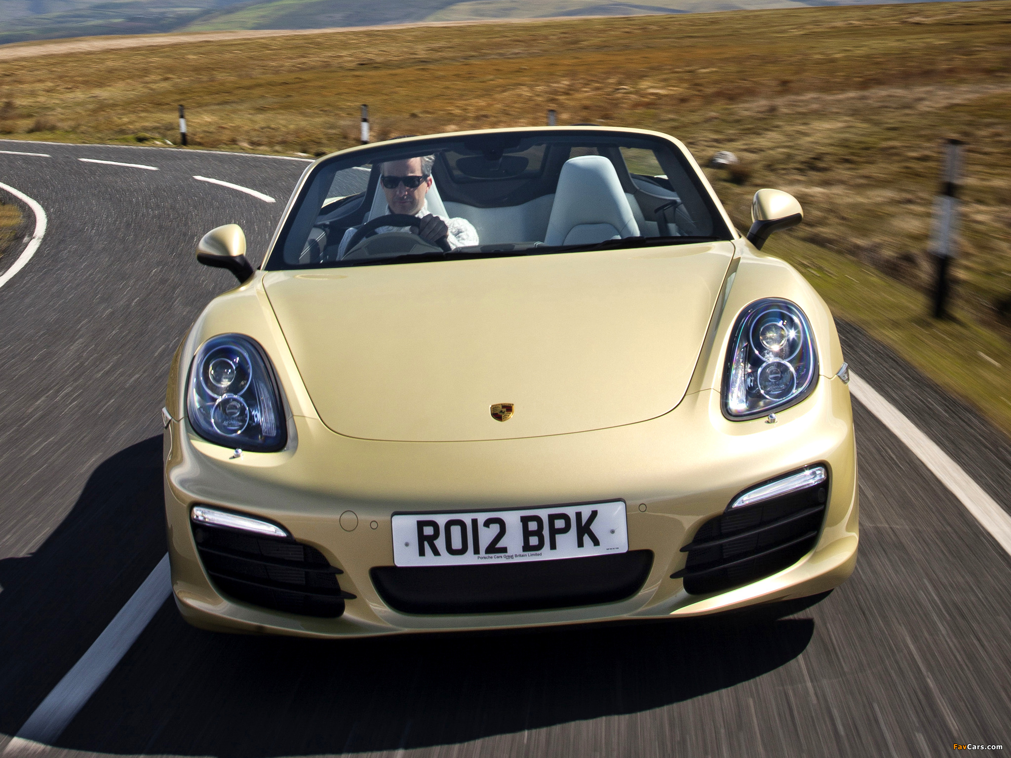 Porsche Boxster S UK-spec (981) 2012 wallpapers (2048 x 1536)