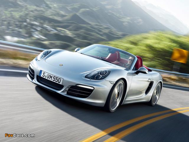 Porsche Boxster S (981) 2012 wallpapers (640 x 480)