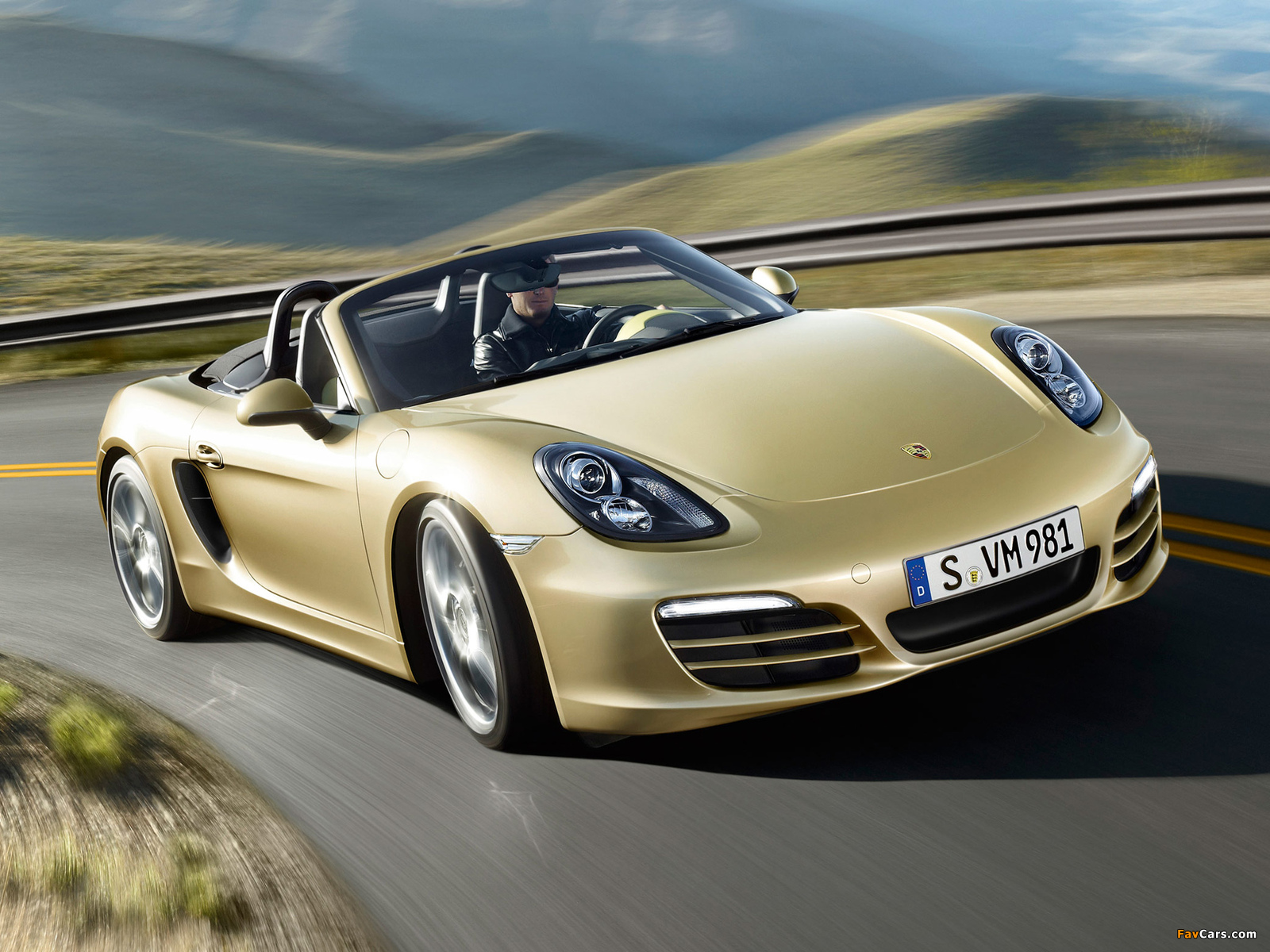 Porsche Boxster (981) 2012 wallpapers (1600 x 1200)