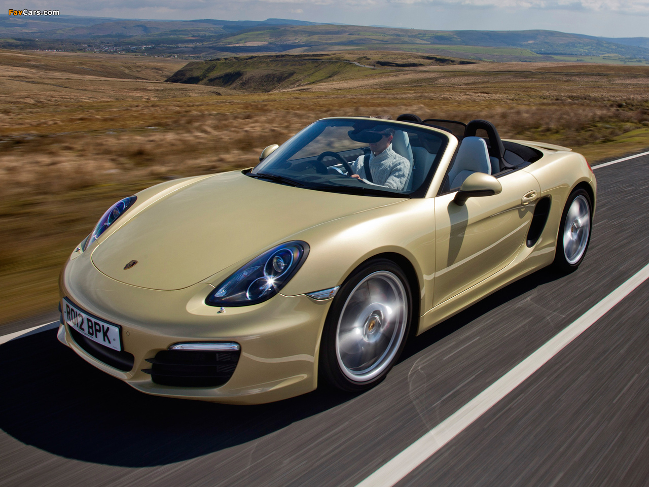 Porsche Boxster S UK-spec (981) 2012 wallpapers (1280 x 960)