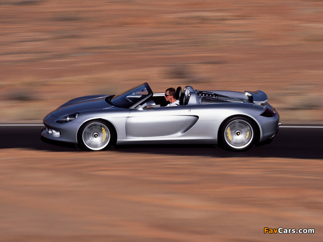 Photos of Porsche Carrera GT Concept (980) 2000 (640 x 480)