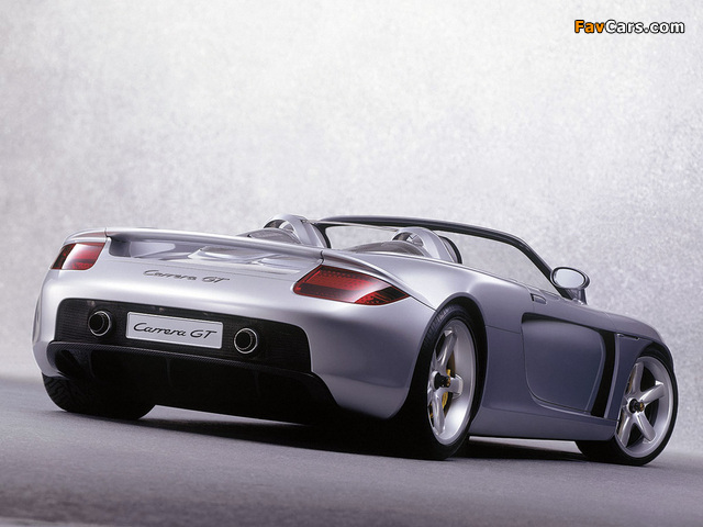 Photos of Porsche Carrera GT Concept (980) 2000 (640 x 480)