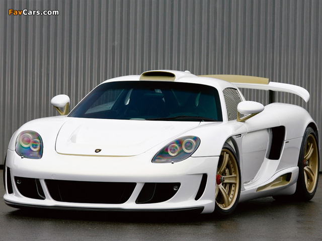 Gemballa Mirage GT Gold Edition 2009 wallpapers (640 x 480)