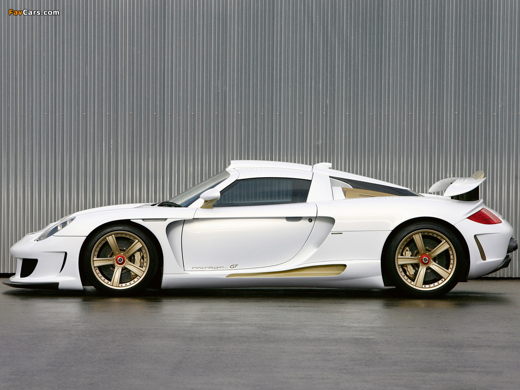 Gemballa Mirage GT Gold Edition 2009 wallpapers (1024 x 768)