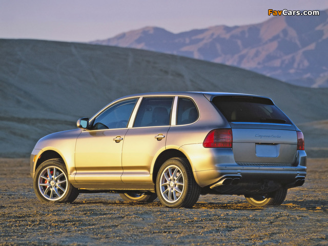 Porsche Cayenne Turbo US-spec (955) 2002–07 images (640 x 480)