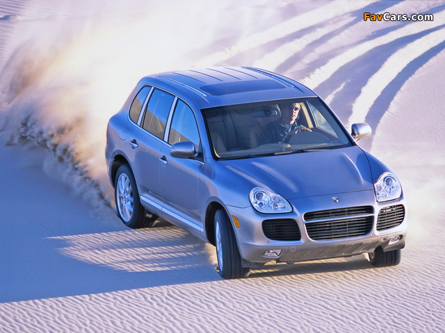 Porsche Cayenne Turbo US-spec (955) 2002–07 pictures (640 x 480)