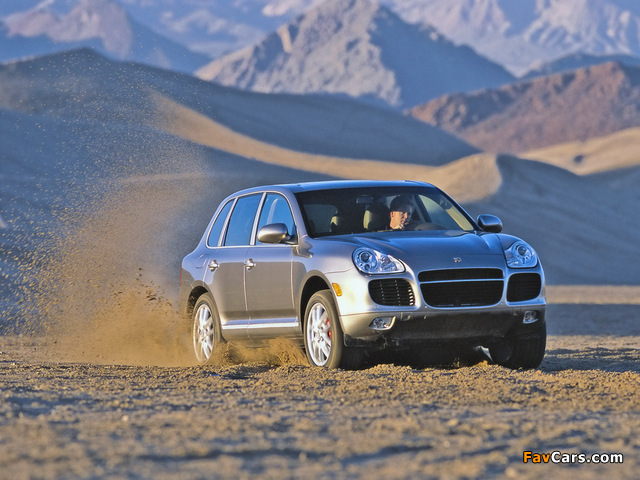 Porsche Cayenne Turbo US-spec (955) 2002–07 wallpapers (640 x 480)