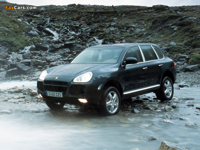 Porsche Cayenne Turbo (955) 2002–07 wallpapers (640 x 480)