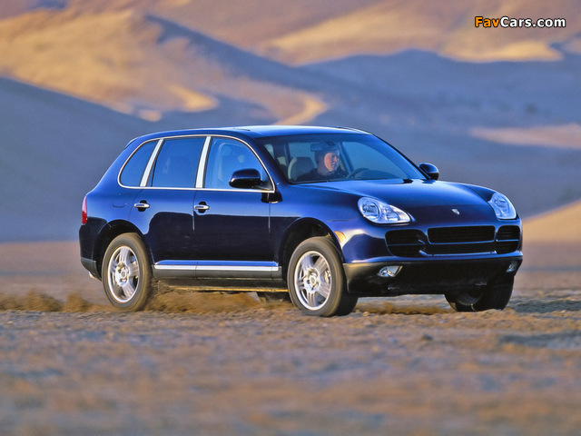 Porsche Cayenne US-spec (955) 2003–07 pictures (640 x 480)