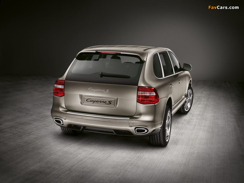 Porsche Cayenne S (957) 2007–10 wallpapers (800 x 600)