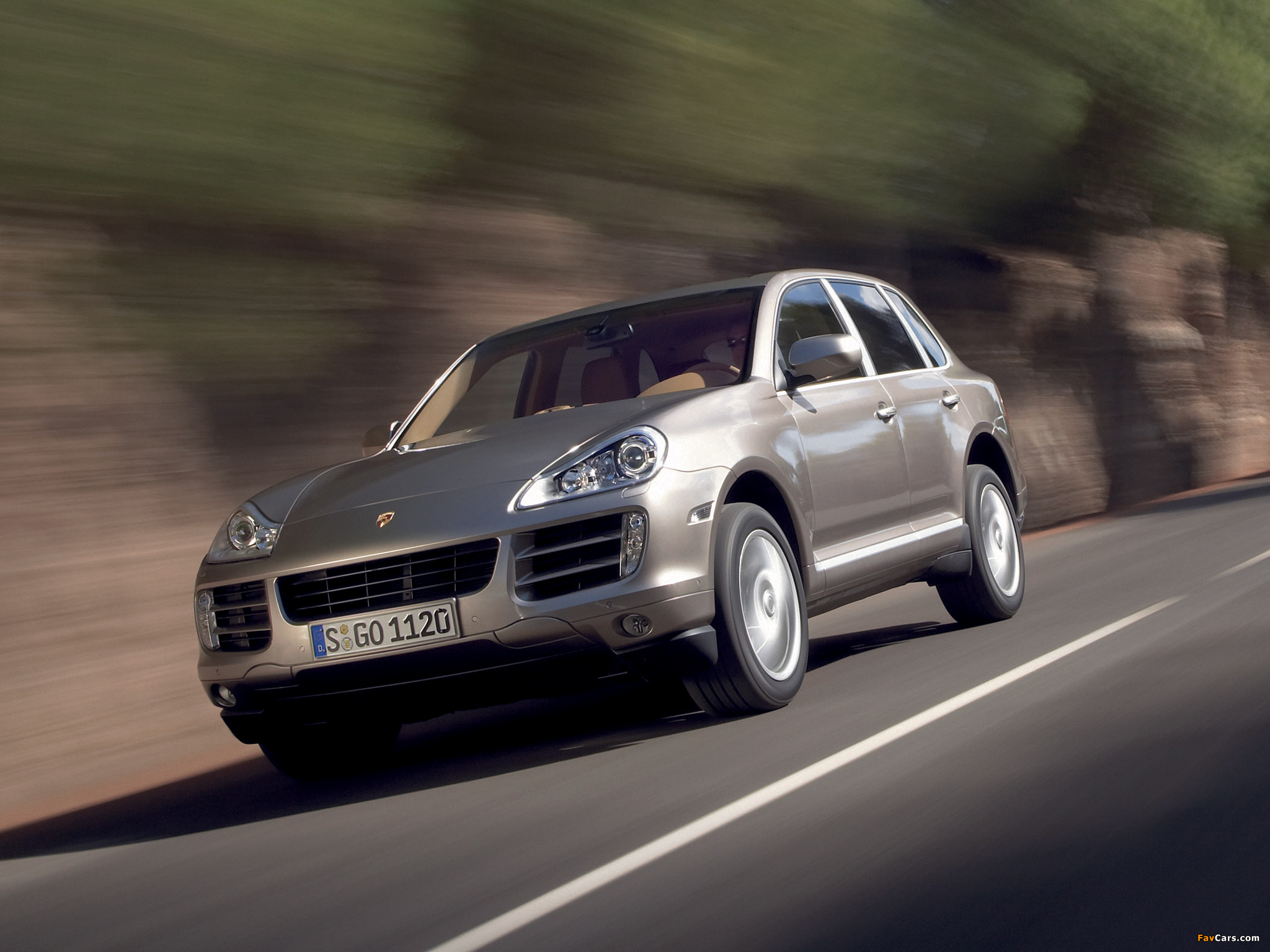 Porsche Cayenne (957) 2007–10 wallpapers (2048 x 1536)