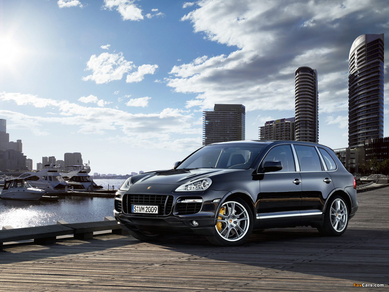 Porsche Cayenne Turbo S (957) 2008–10 wallpapers (1280 x 960)