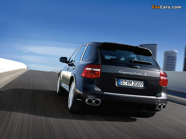 Porsche Cayenne Turbo S (957) 2008–10 wallpapers (640 x 480)