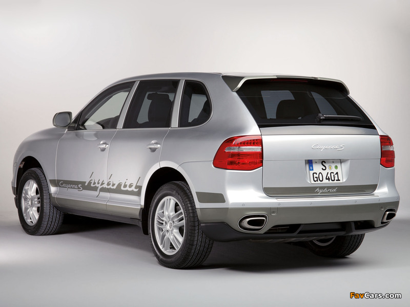 Porsche Cayenne S Hybrid (957) 2009–10 photos (800 x 600)