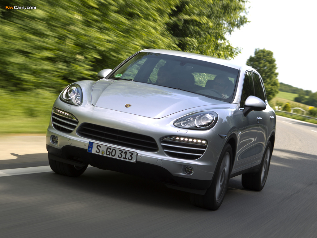 Porsche Cayenne Diesel (958) 2010 images (1024 x 768)