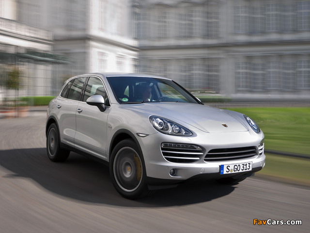 Porsche Cayenne Diesel (958) 2010 pictures (640 x 480)