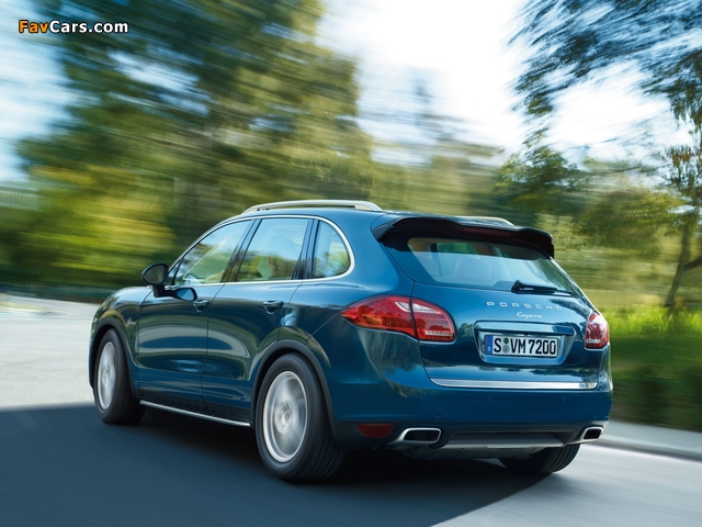 Porsche Cayenne Diesel (958) 2010 wallpapers (640 x 480)