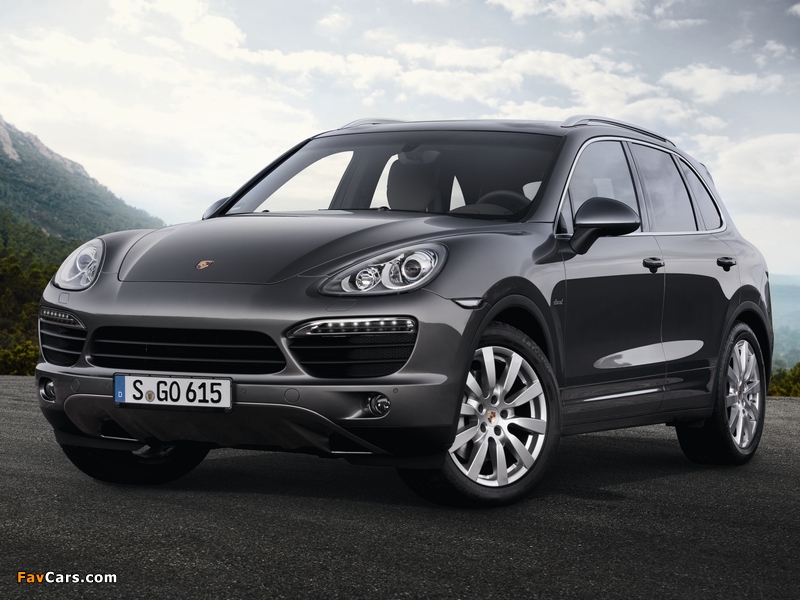 Porsche Cayenne S Diesel (958) 2012 photos (800 x 600)