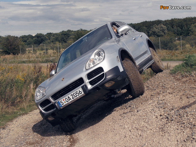 Porsche Cayenne S (955) 2002–07 wallpapers (640 x 480)