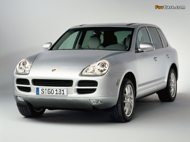 Porsche Cayenne (955) 2003–07 wallpapers (640 x 480)