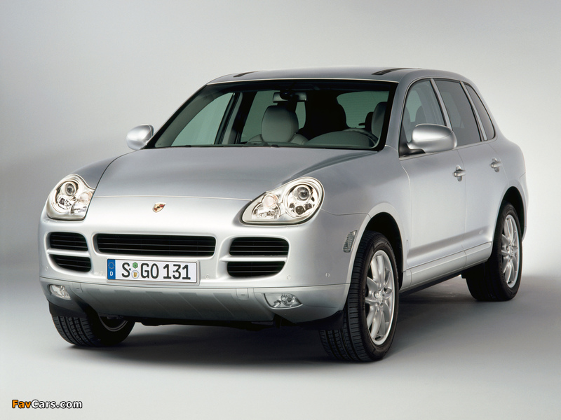 Porsche Cayenne (955) 2003–07 wallpapers (800 x 600)