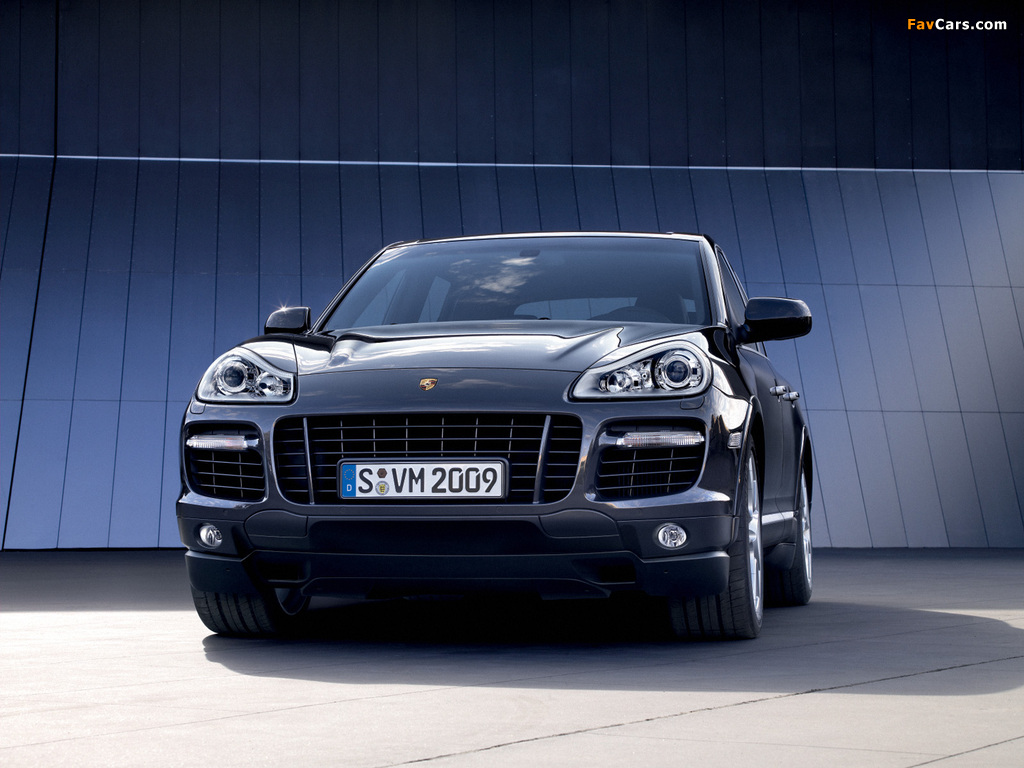 Porsche Cayenne Turbo S (957) 2008–10 wallpapers (1024 x 768)