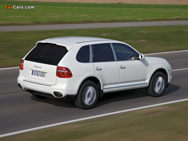 Porsche Cayenne Diesel (957) 2009–10 wallpapers (640 x 480)